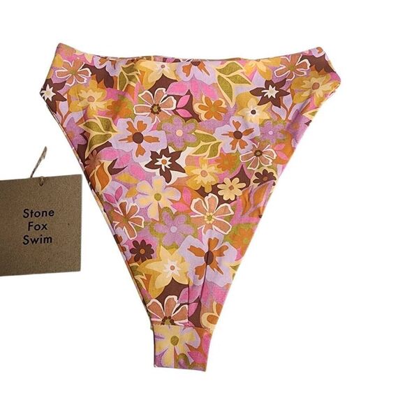 NWT Stone Fox Swim Retro Pop Sumatra Bikini Bottoms - Picture 9 of 9